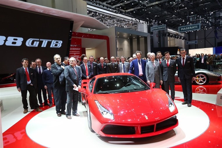 The 488 GTB – extreme power for unique driving pleasure The innovative 8-cylinder berlinetta debuts at Geneva: new design, new engine and a plethora of patented solutions